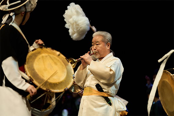 김덕수 명인의 연주